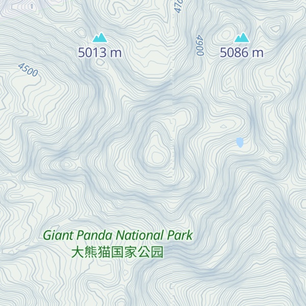 Map of Pusa Mountain