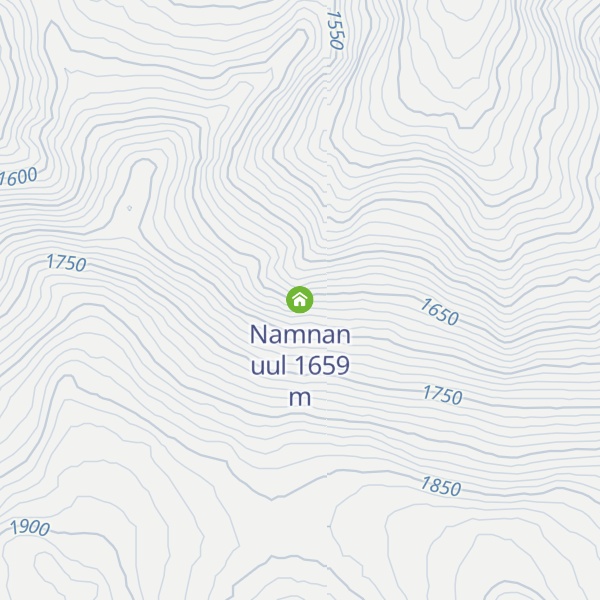 Map of Namnan uul