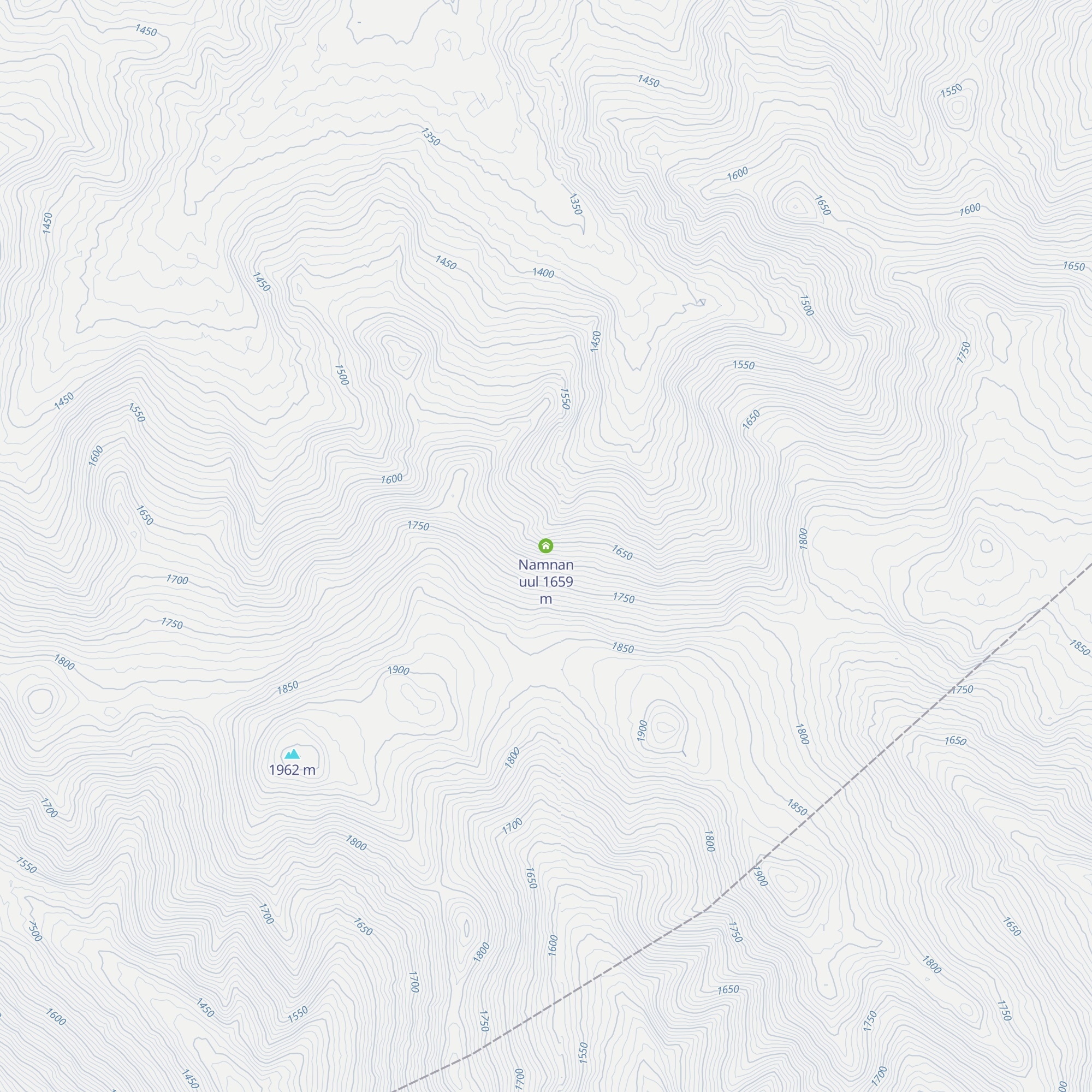 Namnan uul map