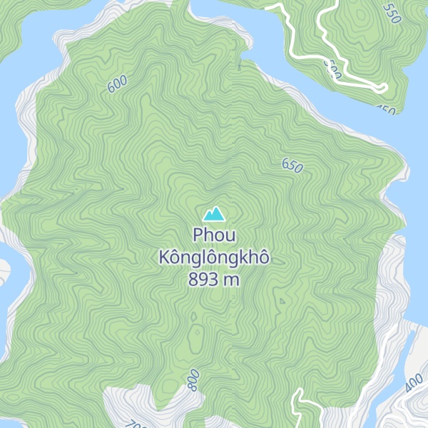 Map of Phou Kônglôngkhô