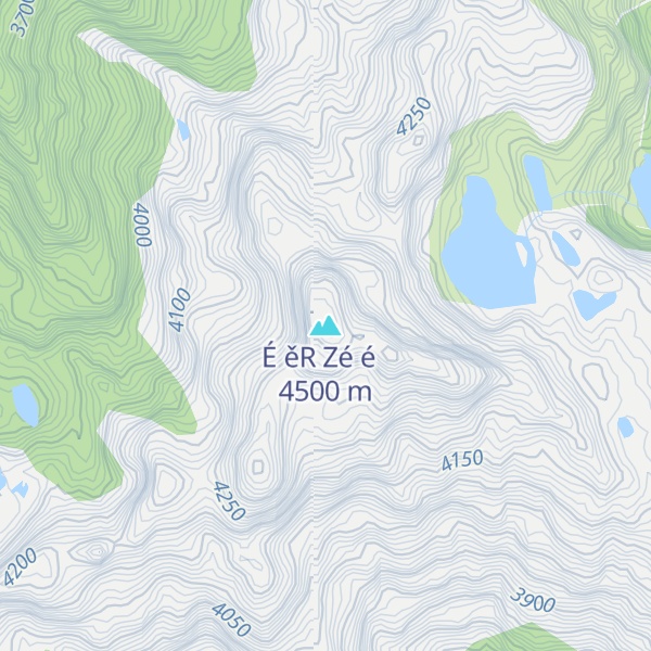 Map of É ěR Zé é  ꀑꇈꋓꃱꁧ