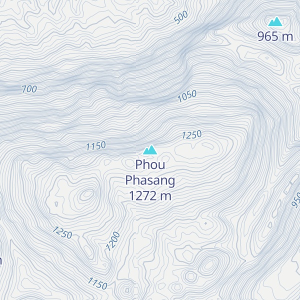 Map of Phou Phasang