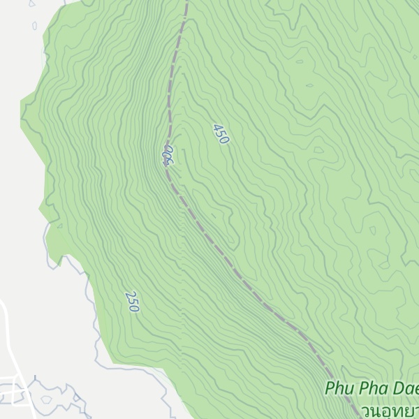 Map of Phu Pha Daeng