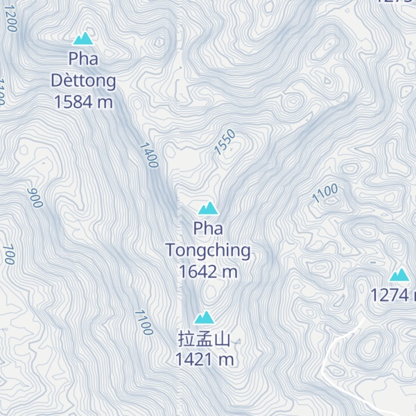 Map of Pha Tongching