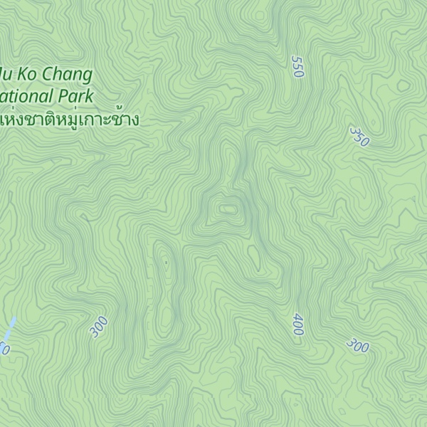 Map of Khao Plai Khlong Tham