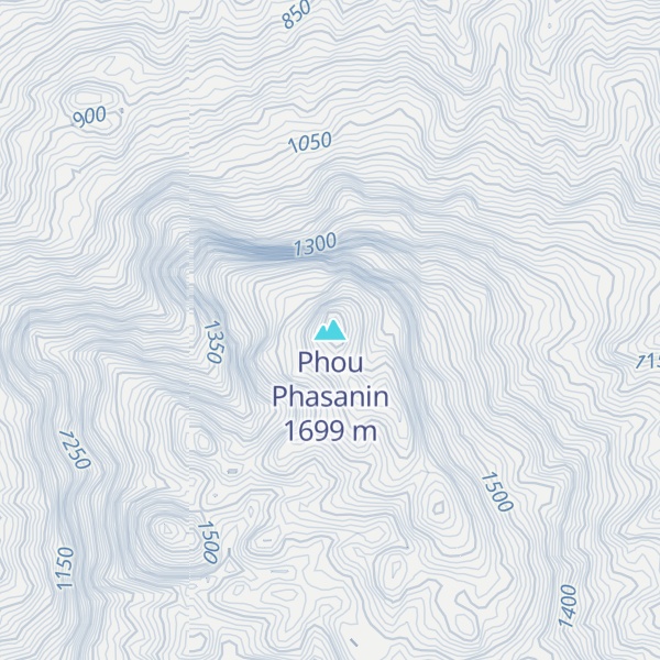 Map of Phou Phasanin