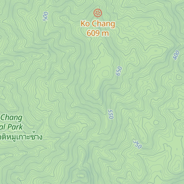Map of Khao Salak Phet