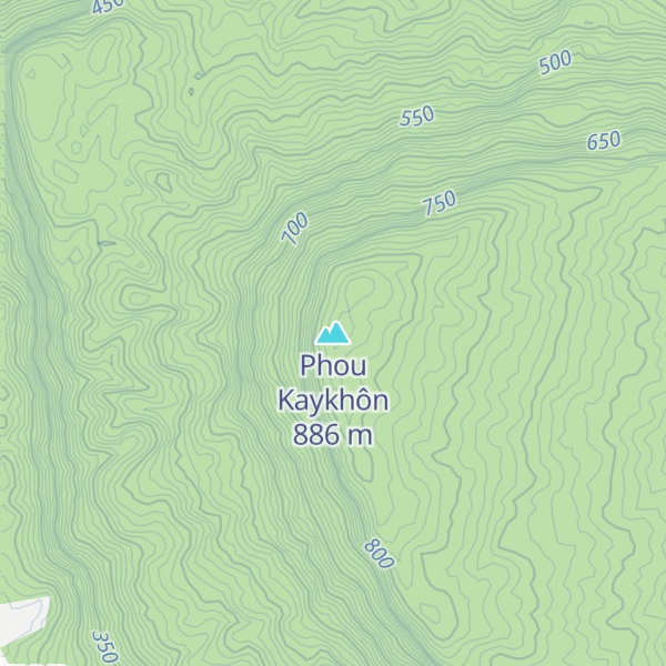 Map of Phou Kaykhôn