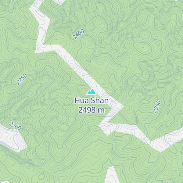 Map of Hua Shan
