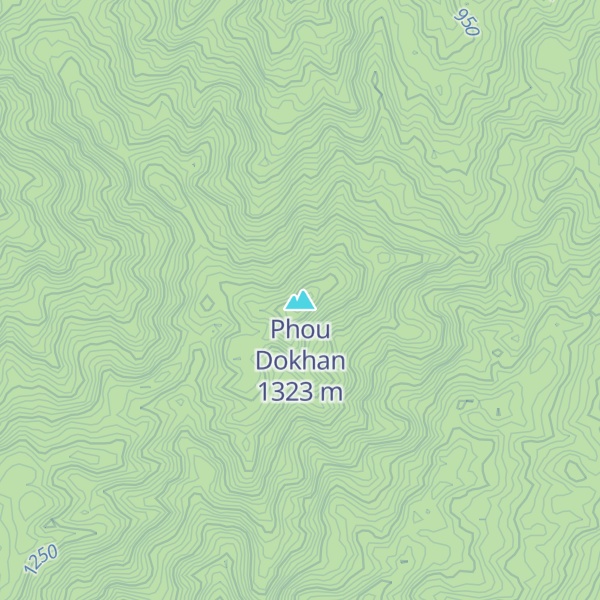 Map of Phou Dokhan
