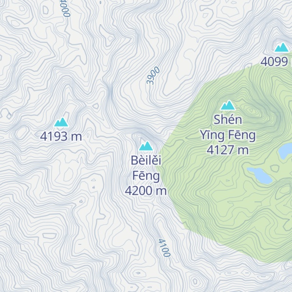 Map of Bèilěi Fēng