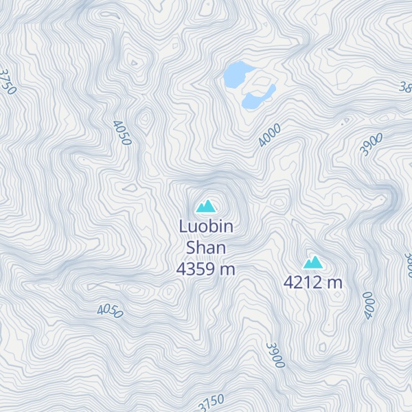 Map of Luobin Shan