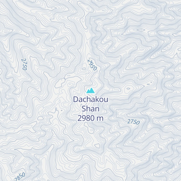 Map of Dachakou Shan
