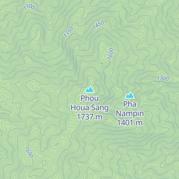 Map of Phou Houa Sang