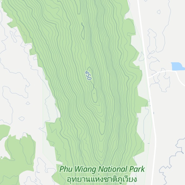 Map of Khao Phu Wiang