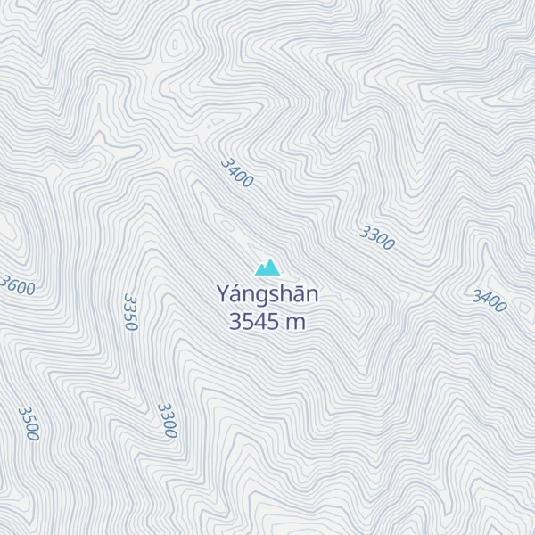 Map of Yángshān