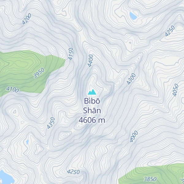 Map of Bìbō Shān