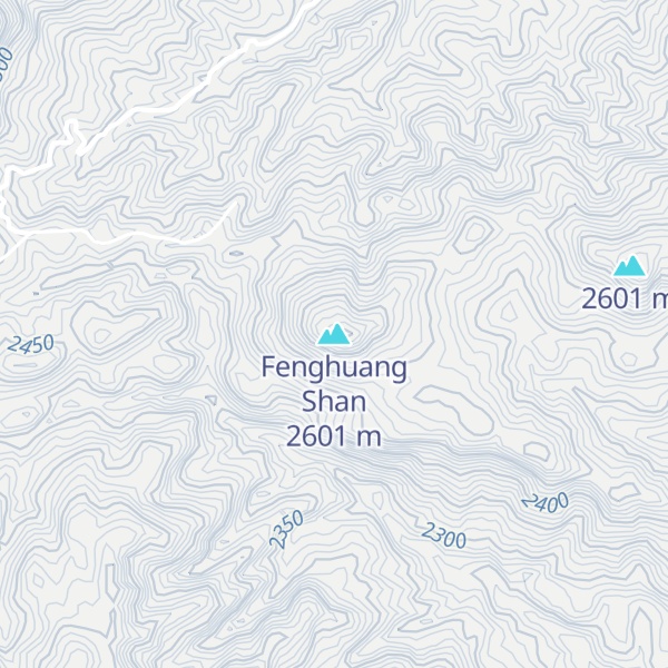 Map of Fenghuang Shan