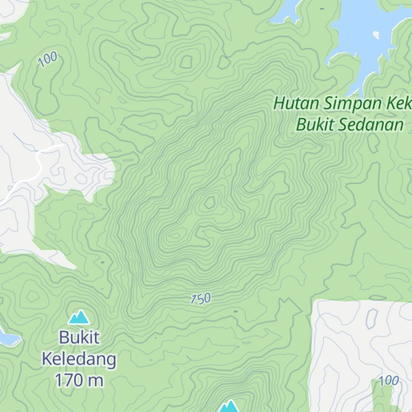 Map of Bukit Sedanan