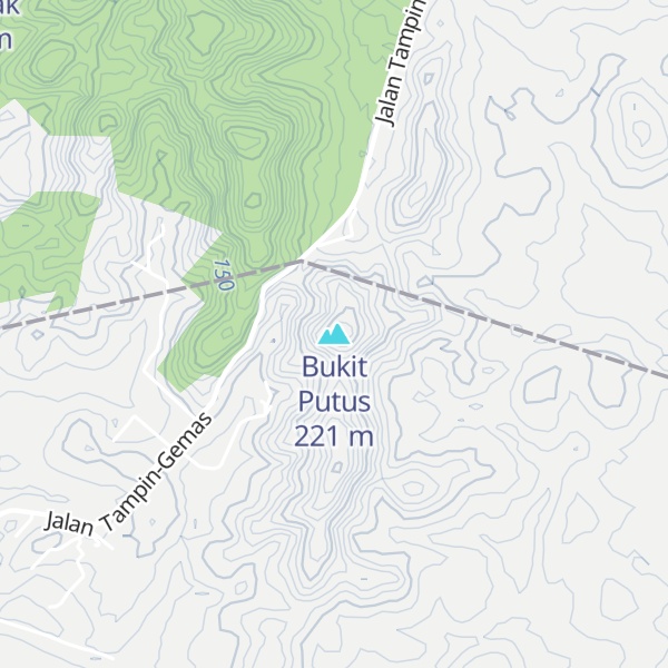 Map of Bukit Putus
