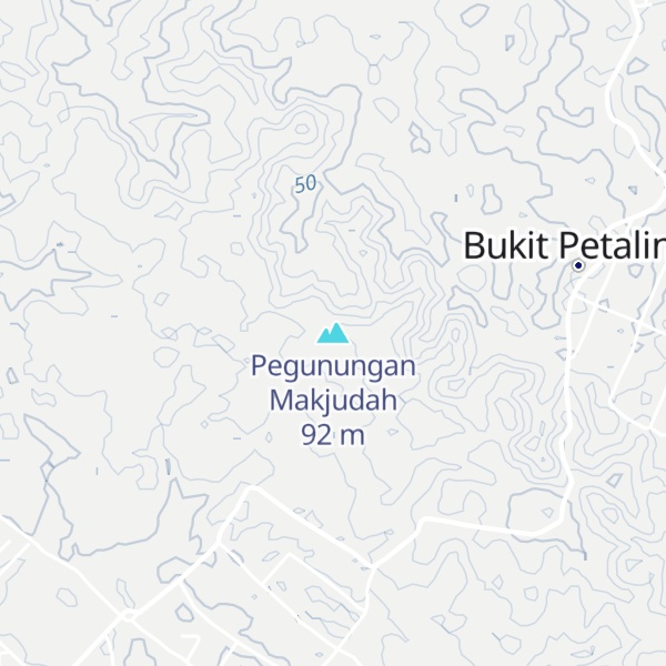 Map of Pegunungan Makjudah