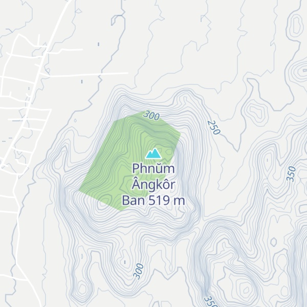 Map of Phnŭm Ângkôr Ban