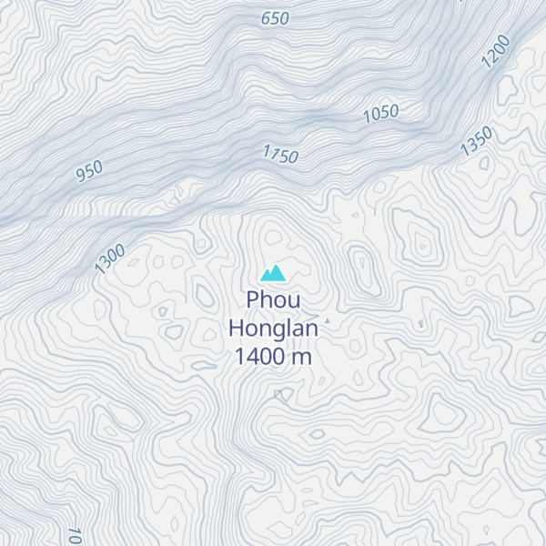 Map of Phou Honglan