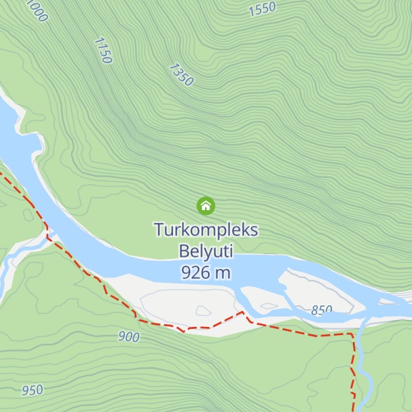 Map of Turkompleks Belyuti
