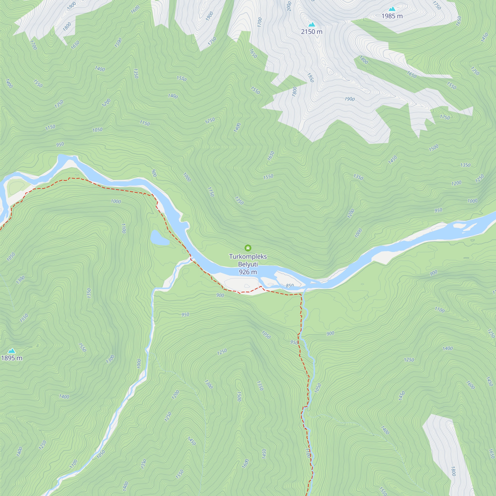 Turkompleks Belyuti map