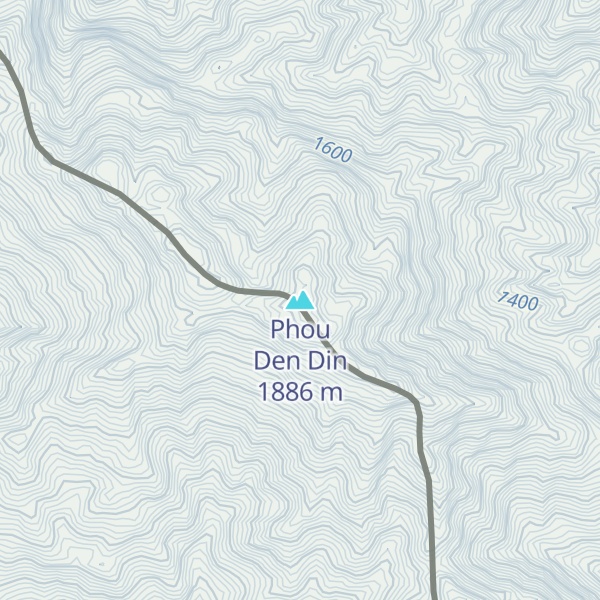 Map of Phou Den Din