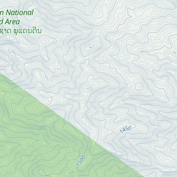 Map of Phou Sayangpho