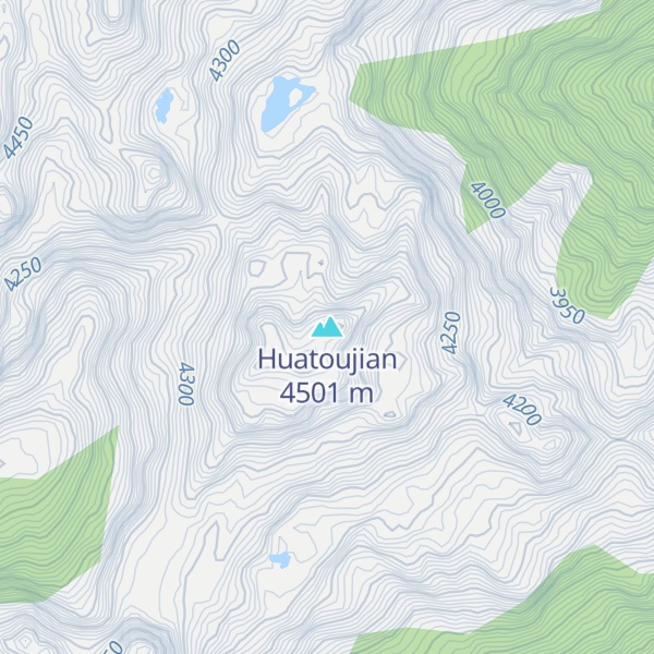 Map of Huatoujian