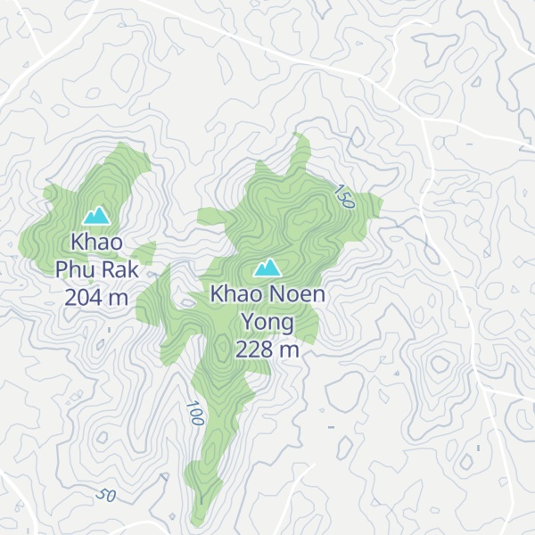 Map of Khao Noen Yong