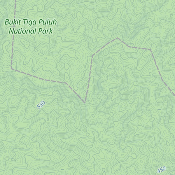 Map of Gunung Tiga Jerai