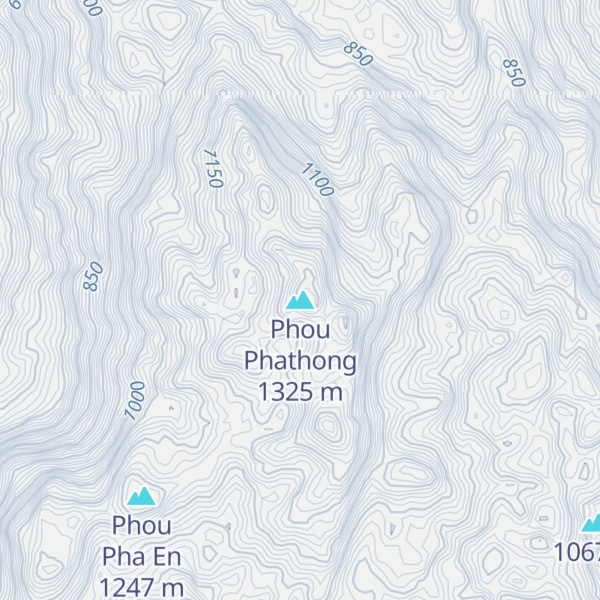 Map of Phou Phathong