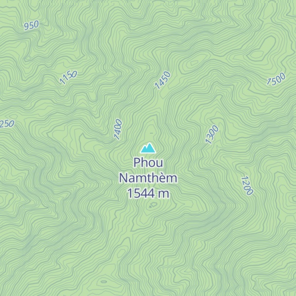 Map of Phou Namthèm