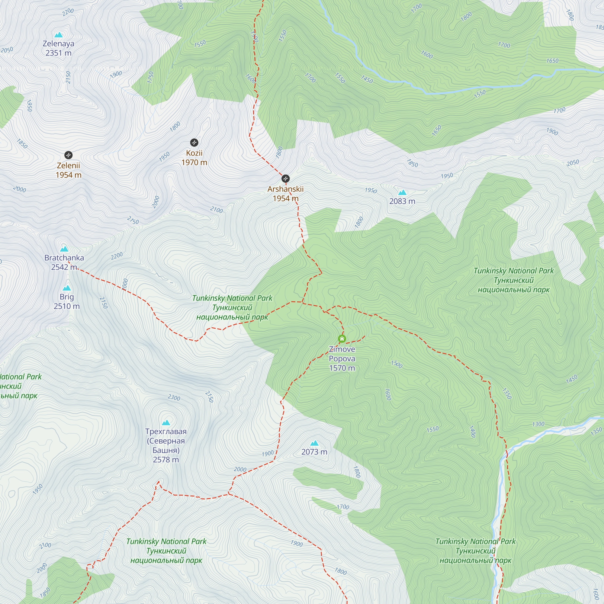 Priyut Nadezhdi map