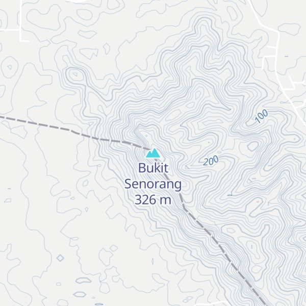 Map of Bukit Senorang