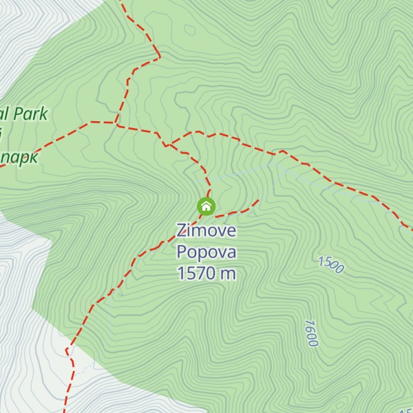 Map of Zimove Popova