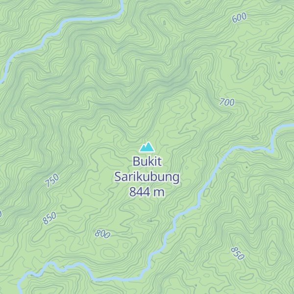 Map of Bukit Sarikubung