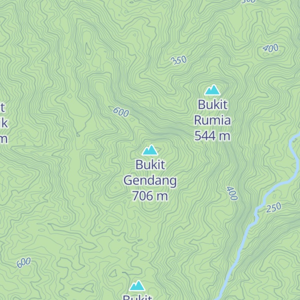 Map of Bukit Gendang