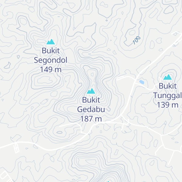 Map of Bukit Gedabu