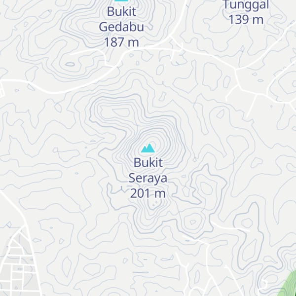 Map of Bukit Seraya