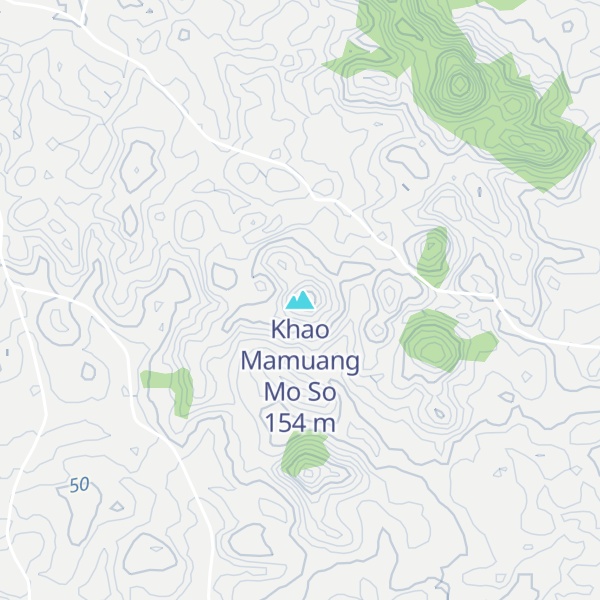 Map of Khao Mamuang Mo So