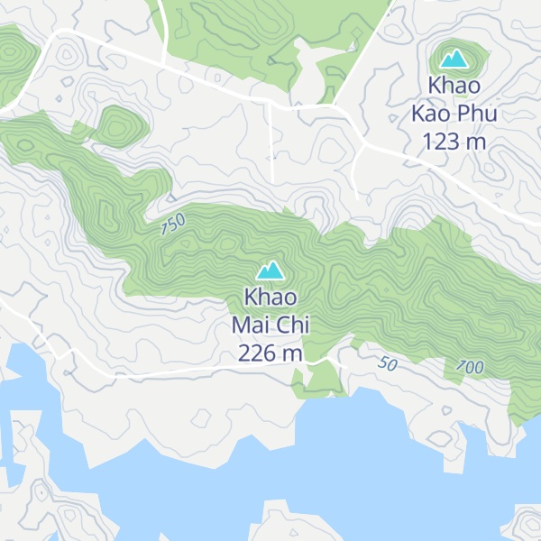 Map of Khao Mai Chi