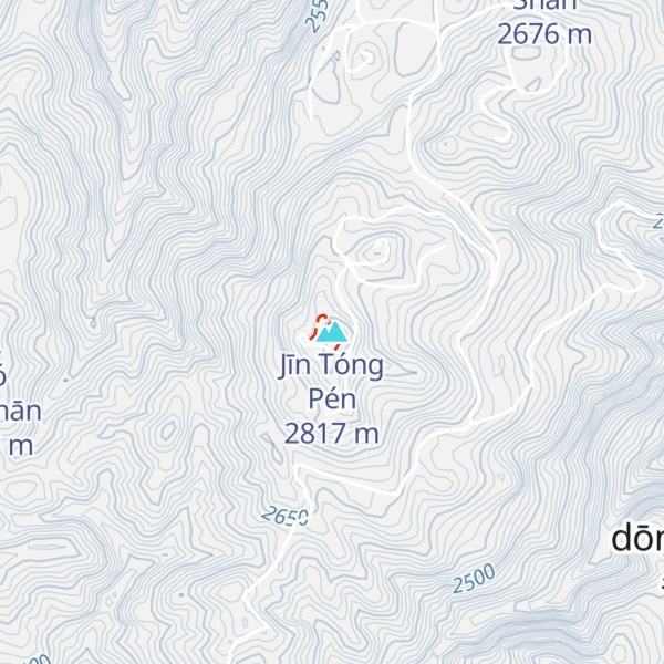 Map of Jīn Tóng Pén