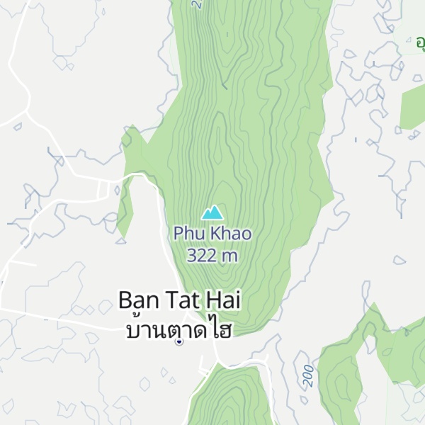 Map of Phu Khao