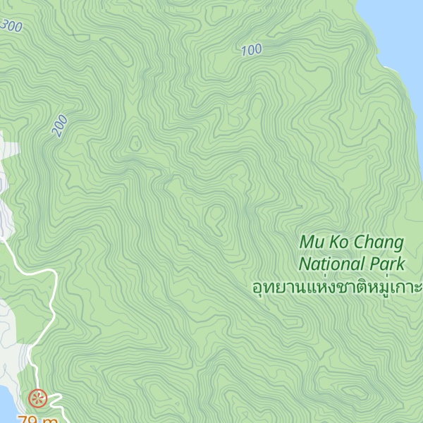 Map of Khao Hin Khong