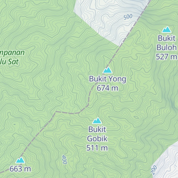 Map of Bukit Besar Lata Cheng