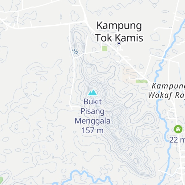 Map of Bukit Pisang Menggala